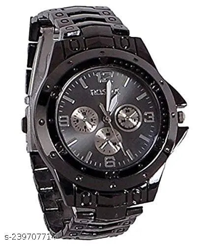 Luxury Inspired Black Arabic Dial Watch